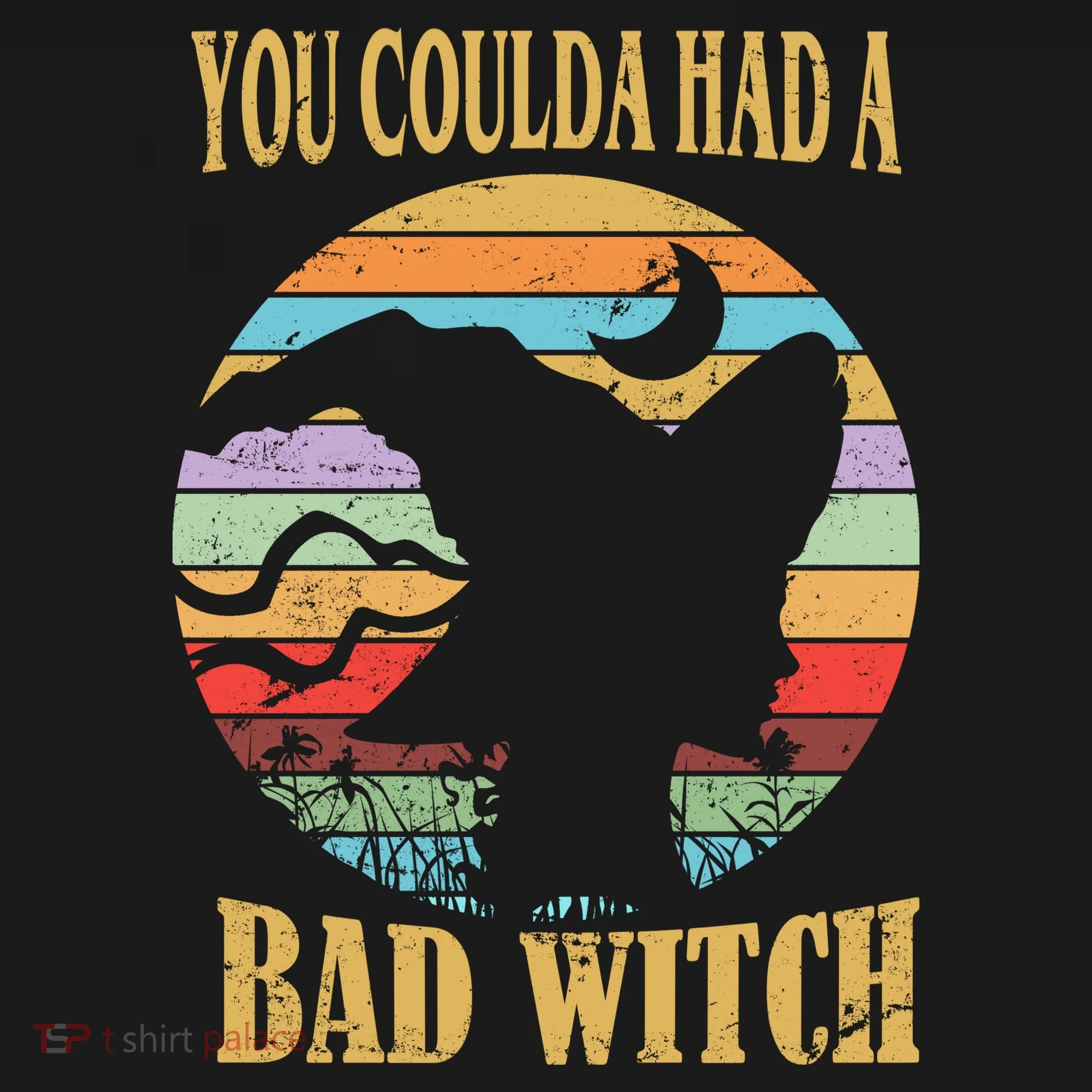 You Coulda Had A Bad Witch Halloween Women's Hoodie