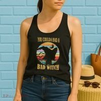 You Coulda Had A Bad Witch Halloween Women's Tank Top thumb 2