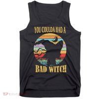 You Coulda Had A Bad Witch Halloween Tank Top thumb 0