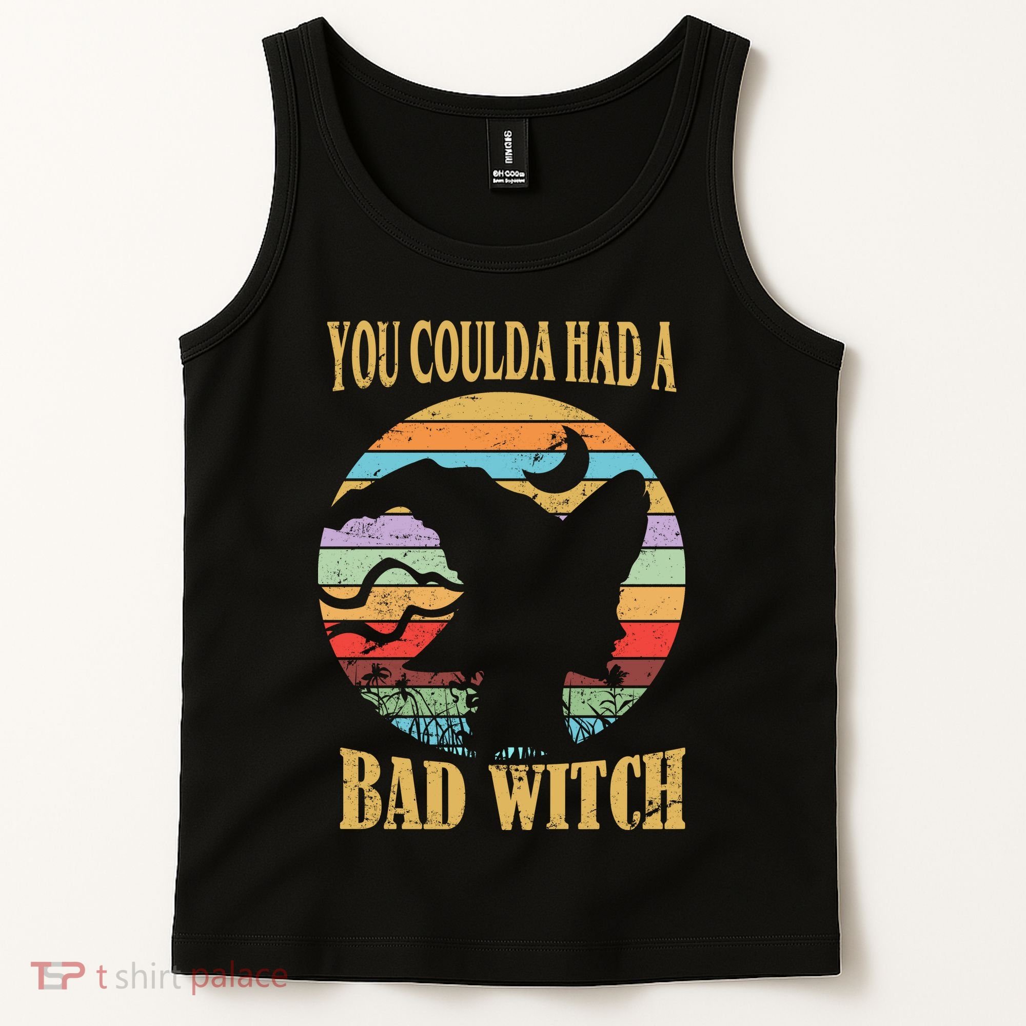 You Coulda Had A Bad Witch Halloween Tank Top