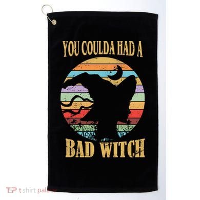 You Coulda Had A Bad Witch Halloween Golf Towel