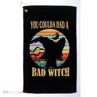 You Coulda Had A Bad Witch Halloween Golf Towel thumb 0