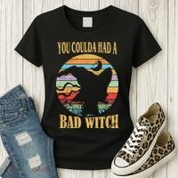 You Coulda Had A Bad Witch Halloween Women's T-Shirt thumb 3