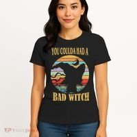 You Coulda Had A Bad Witch Halloween Women's T-Shirt thumb 4
