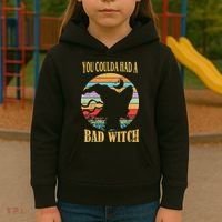 You Coulda Had A Bad Witch Halloween Kids Hoodie thumb 3