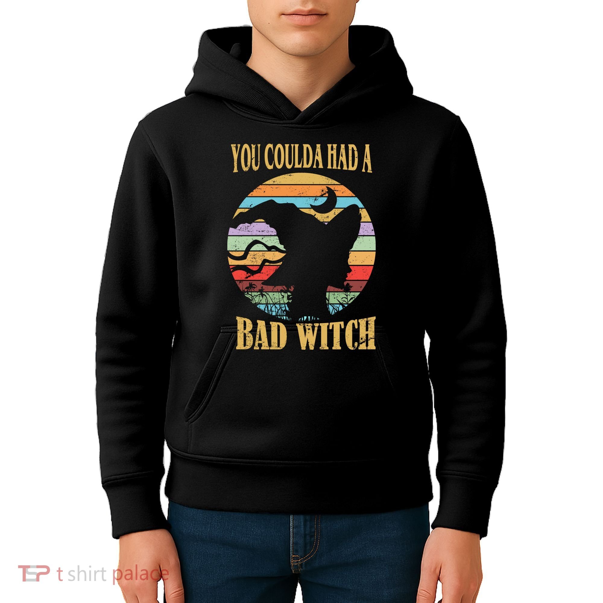 You Coulda Had A Bad Witch Halloween Kids Hoodie