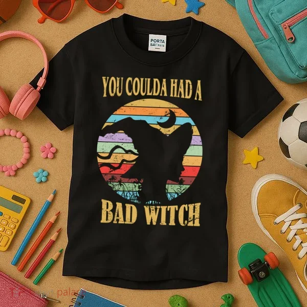 You Coulda Had A Bad Witch Halloween Kids T-Shirt