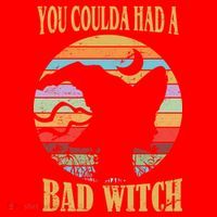 You Coulda Had A Bad Witch Halloween Santa Hat thumb 1
