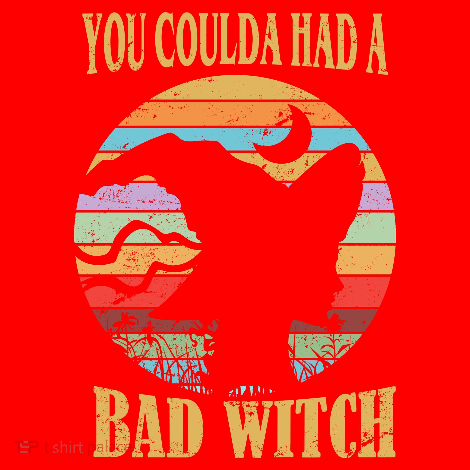 You Coulda Had A Bad Witch Halloween Santa Hat