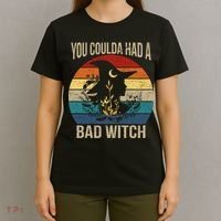 You Coulda Had A Bad Witch Vintage T-Shirt thumb 4