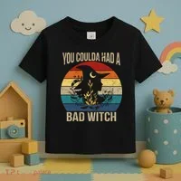 You Coulda Had A Bad Witch Vintage Toddler T-Shirt thumb 3