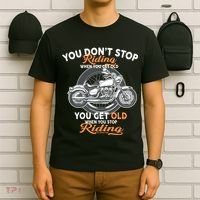 You Don't Get Old When You Stop Riding T-Shirt thumb 6