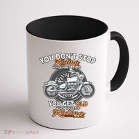 You Don't Get Old When You Stop Riding Coffee Mug thumb 1