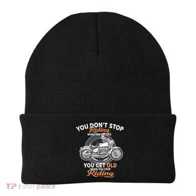 You Don't Get Old When You Stop Riding Beanie