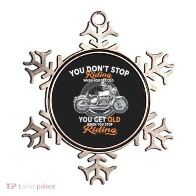 You Don't Get Old When You Stop Riding Ornament