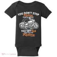 You Don't Get Old When You Stop Riding Baby Bodysuit thumb 0
