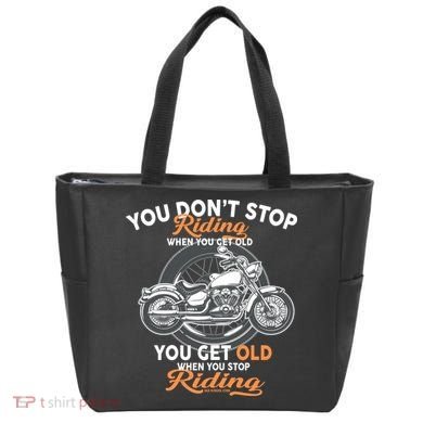 You Don't Get Old When You Stop Riding Tote Bag