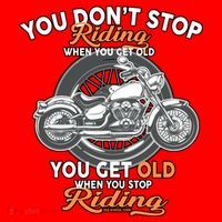 You Don't Get Old When You Stop Riding Santa Hat thumb 1
