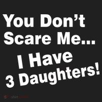 You Don't Scare Me I Have 3 Daughters Beanie thumb 2