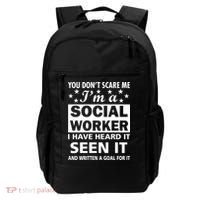 You Don't Scare Me Social Worker Backpack thumb 0
