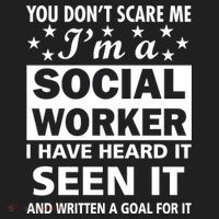 You Don't Scare Me Social Worker Beanie thumb 2