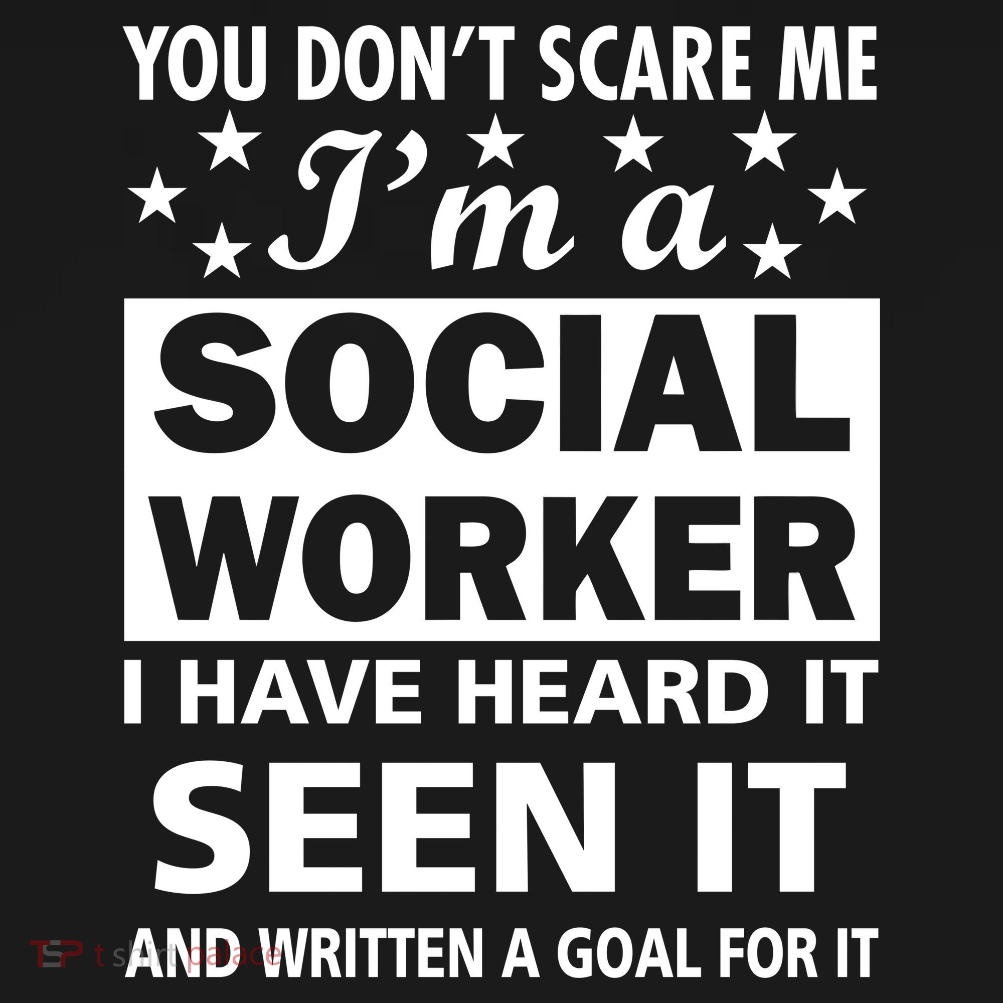 You Don't Scare Me Social Worker Ornament
