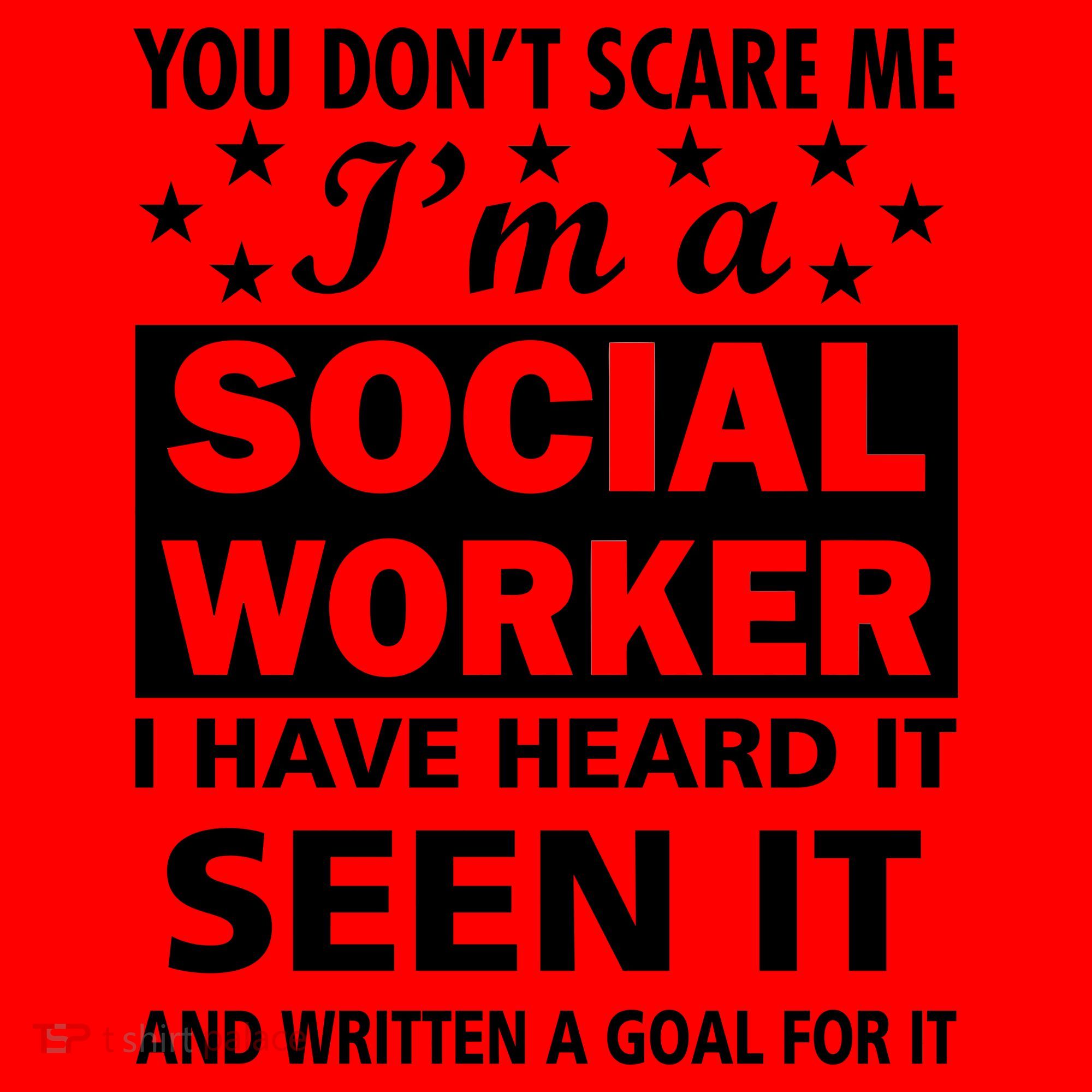 You Don't Scare Me Social Worker Santa Hat