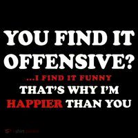 You Find It Offensive? I Find It Funny Backpack thumb 2