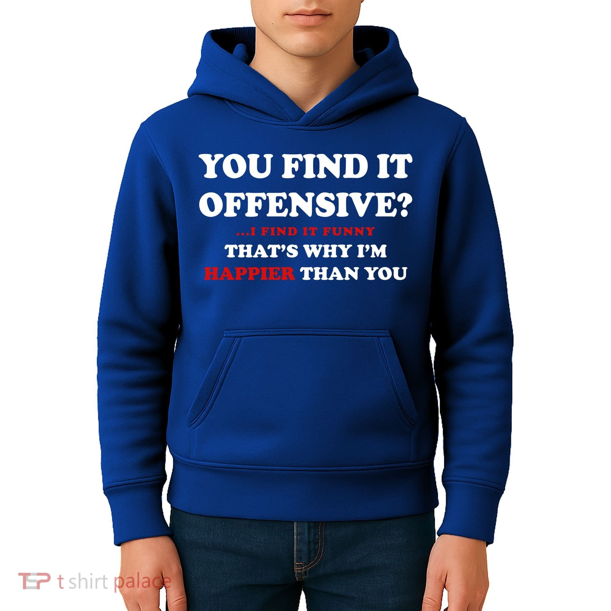 You Find It Offensive? I Find It Funny Kids Hoodie