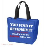 You Find It Offensive? I Find It Funny Tote Bag thumb 3