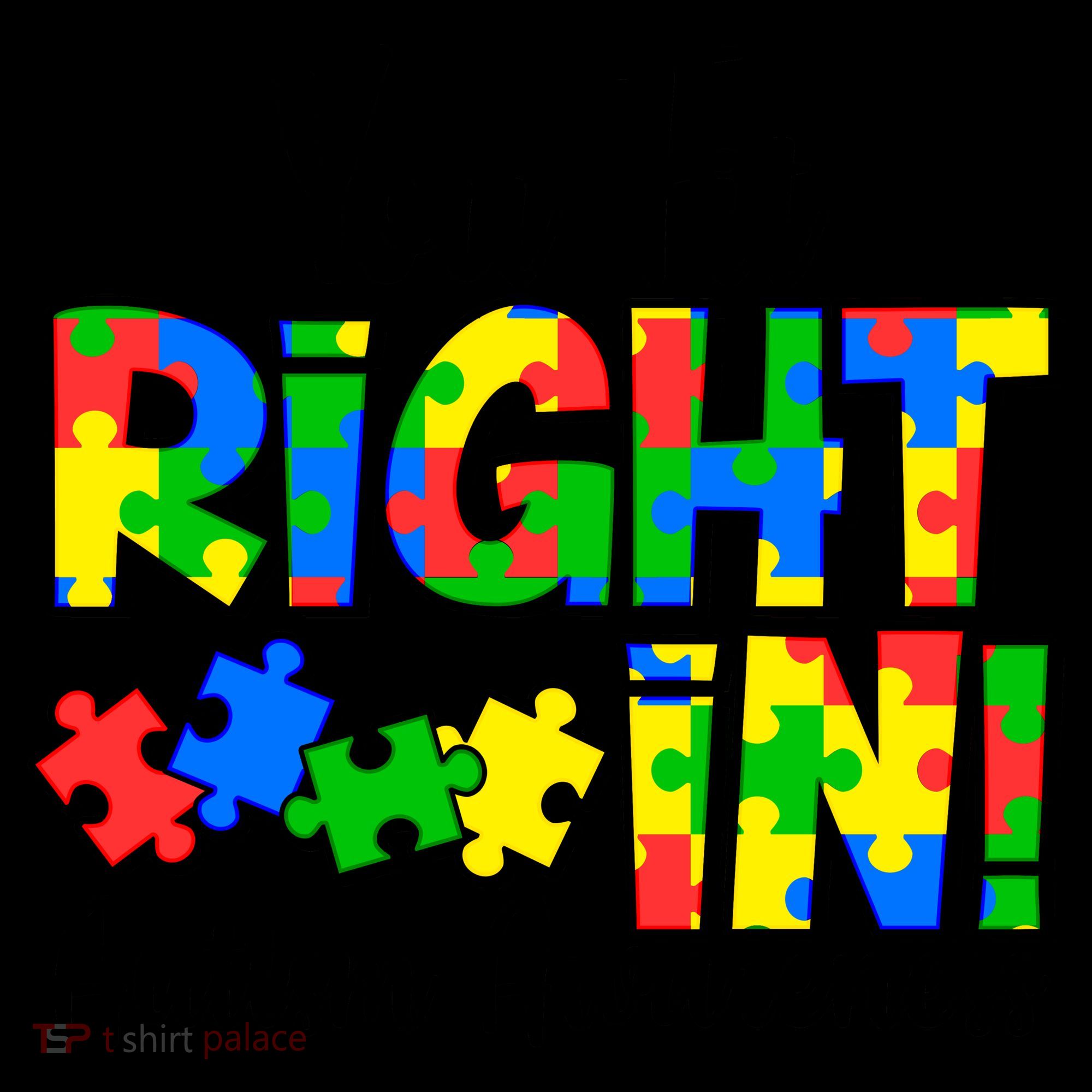 You Fit Right In Autism Awareness Coffee Mug