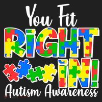 You Fit Right In Autism Awareness Tumbler thumb 3