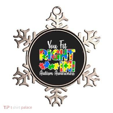 You Fit Right In Autism Awareness Ornament