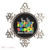 You Fit Right In Autism Awareness Ornament thumb 0
