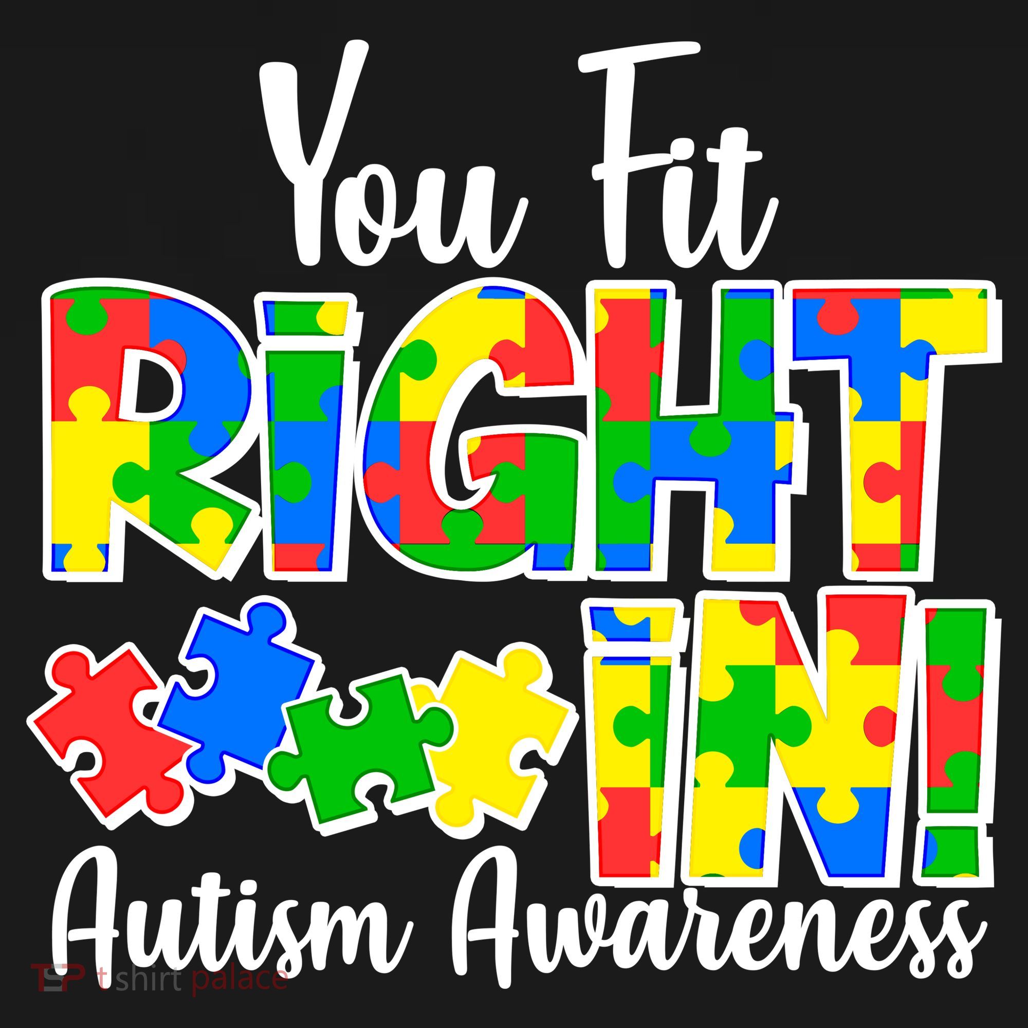 You Fit Right In Autism Awareness Ornament