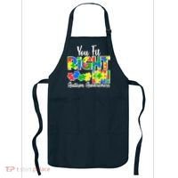 You Fit Right In Autism Awareness Apron thumb 0
