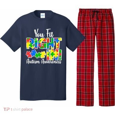 You Fit Right In Autism Awareness Pajama Set