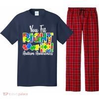 You Fit Right In Autism Awareness Pajama Set thumb 0
