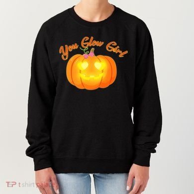 You Glow Girl Cute Pumpkin Women's Sweatshirt