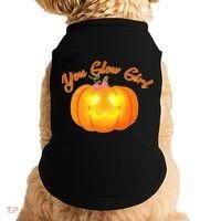 You Glow Girl Cute Pumpkin Doggie Tank thumb 0