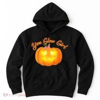 You Glow Girl Cute Pumpkin Hoodie thumb 0