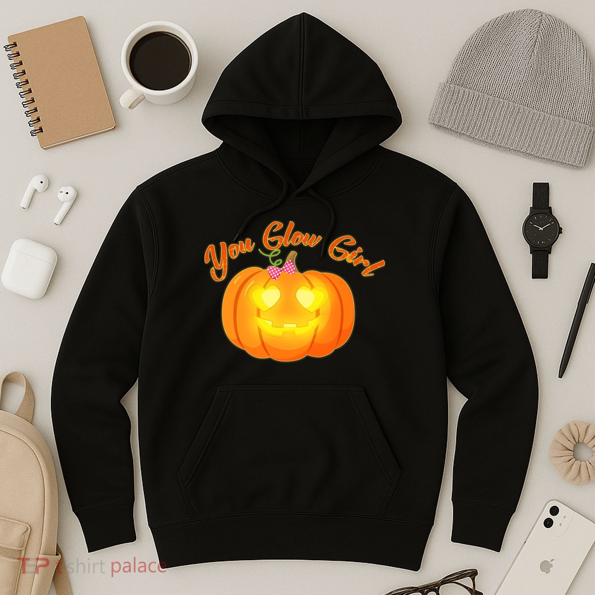 You Glow Girl Cute Pumpkin Hoodie