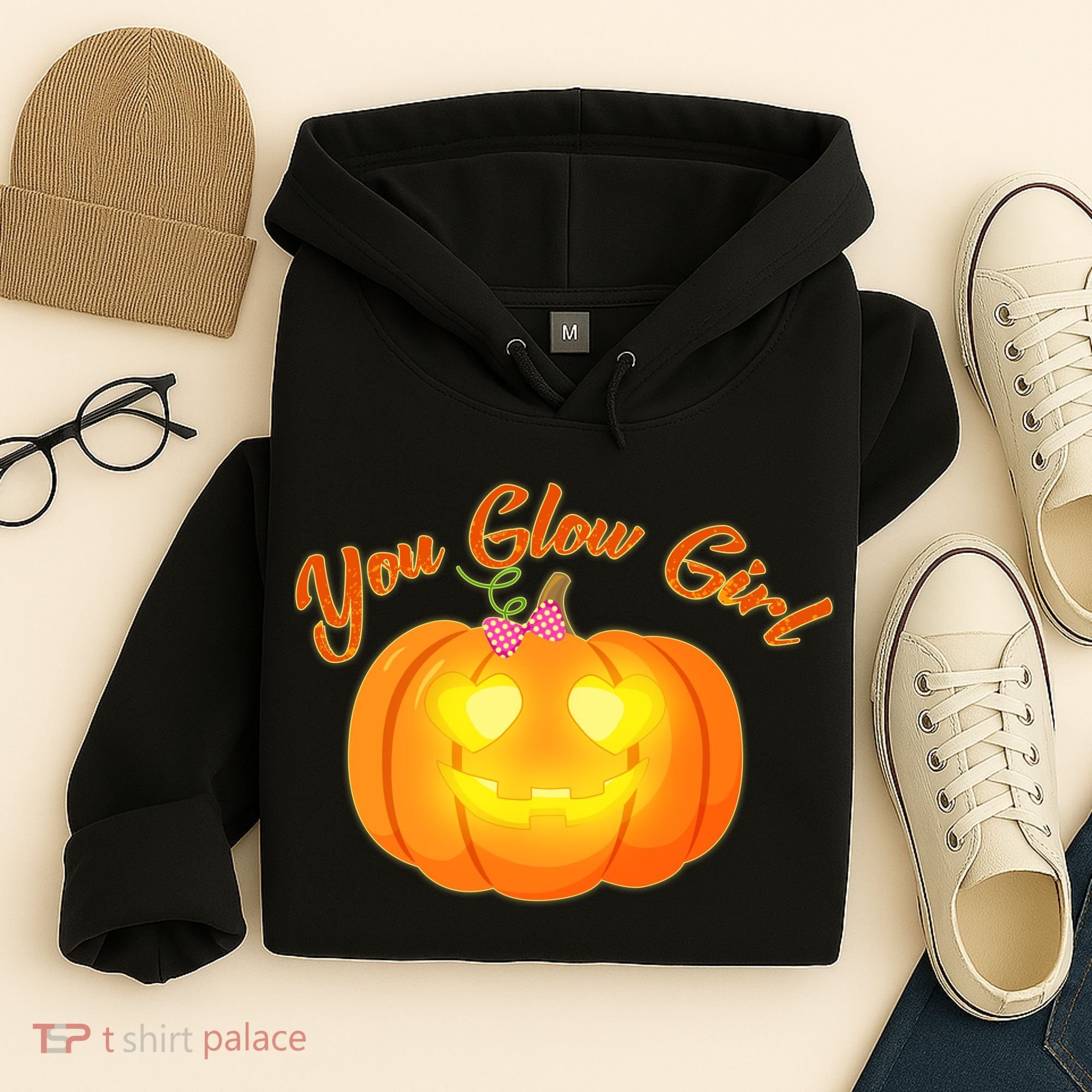 You Glow Girl Cute Pumpkin Hoodie