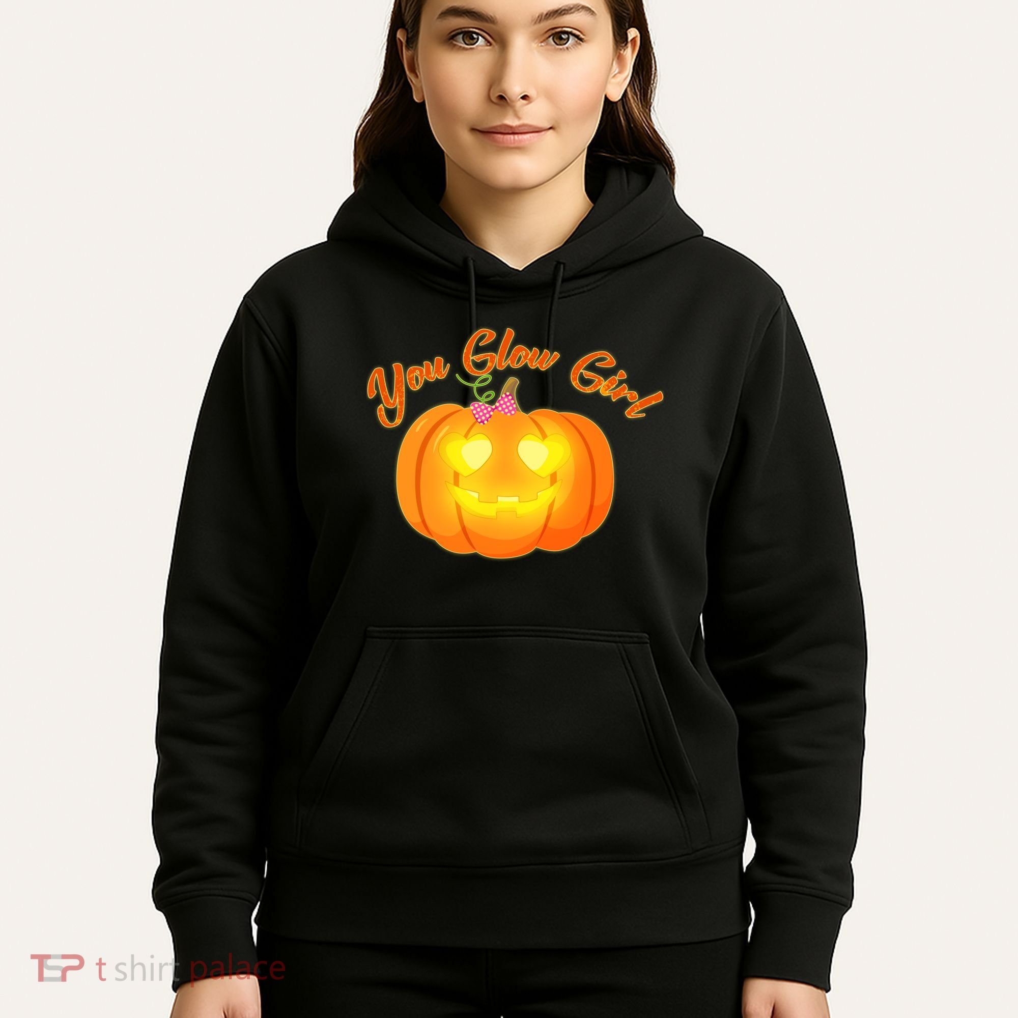 You Glow Girl Cute Pumpkin Hoodie