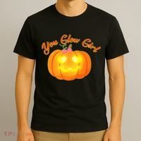 You Glow Girl Cute Pumpkin T-Shirt thumb 3