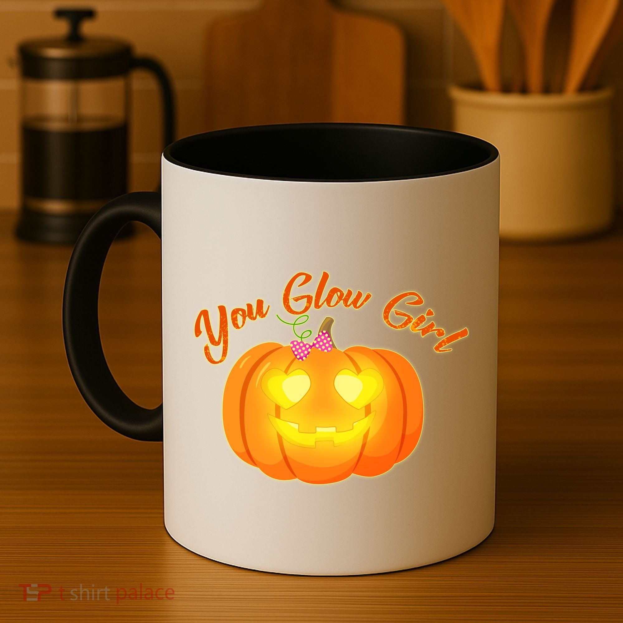 You Glow Girl Cute Pumpkin Coffee Mug