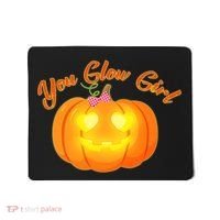 You Glow Girl Cute Pumpkin Mousepad thumb 0