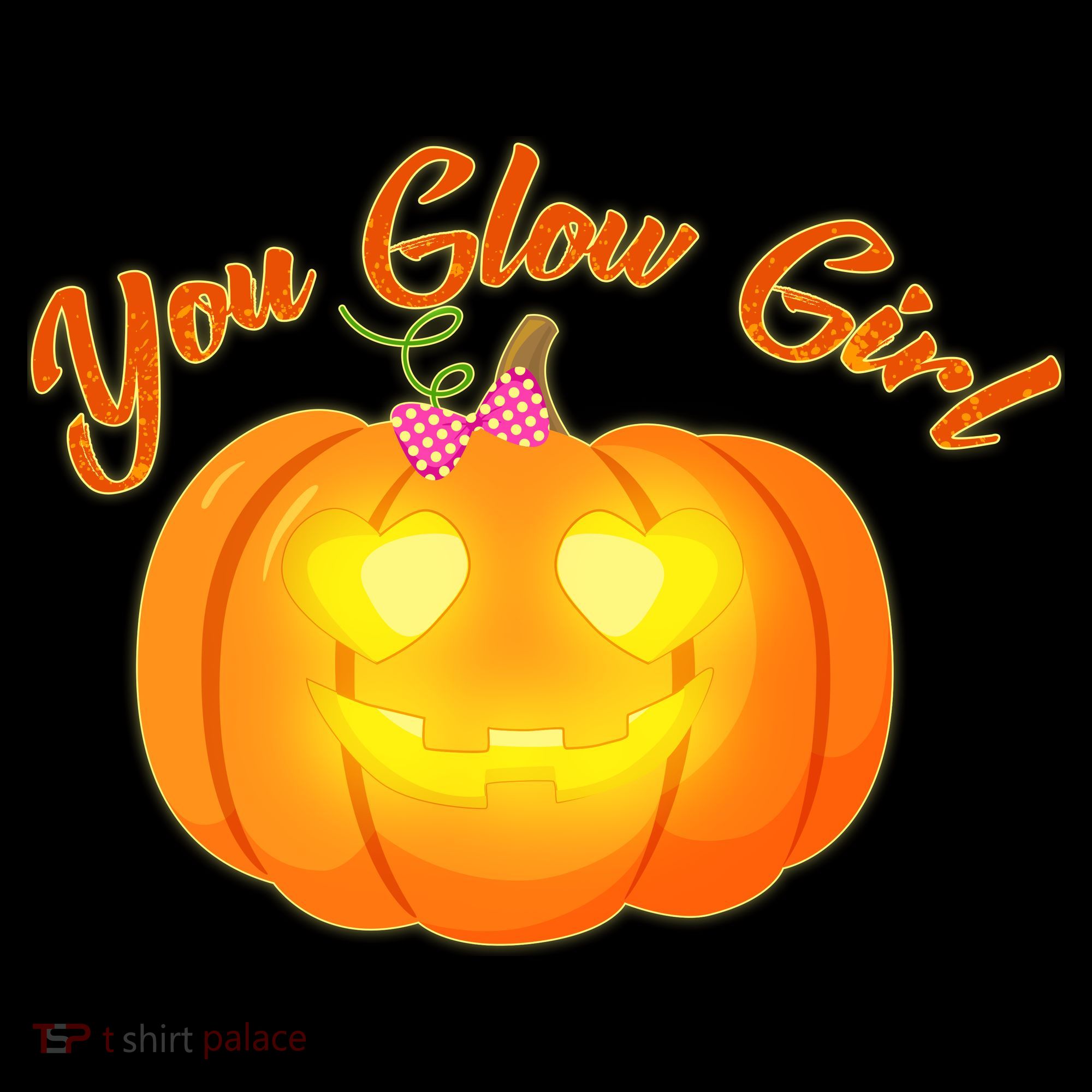 You Glow Girl Cute Pumpkin Mousepad