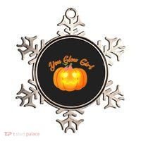 You Glow Girl Cute Pumpkin Ornament thumb 0