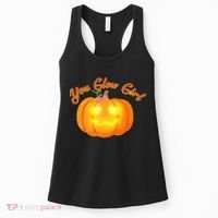 You Glow Girl Cute Pumpkin Women's Tank Top thumb 0